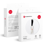 Pendrive 16GB USB 3.2 Gen 1 (USB A) Forcell F-Data Metal srebrny