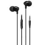 USAMS Sluchátka stereo EP-47 3,5 mm černý/černý 1,2 m HSEP4701 (US-SJ594)