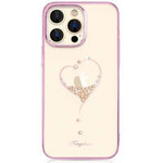 Obal Kingxbar Wish Series obal iPhone 14 Plus zdobené krystaly růžová Case