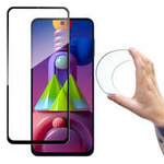 Wozinsky Full Cover Flexi Nano glass filmové tvrzené sklo s rámečkem Samsung Galaxy M51 černý