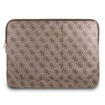 Pouzdro GUESS Pouzdro na notebook 13 4G UPTOWN Brown Case