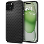 Obal Spigen Liquid Air iPhone 15 Plus MATTE Černá Case