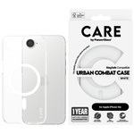 Etui CARE by PanzerGlass Flagship Urban  Combat White MagSafe do iPhone 16e przezroczysty