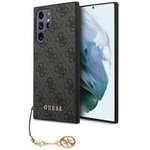 Obal Guess GUHCS23LGF4GGR S23 Ultra S918 grey/grey hardcase 4G Charms Collection Case