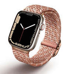 UNIQ řemínek Aspen Apple Watch 40/38/41mm pletené DE růžová/citrusově růžová