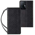 Magnet Strap Case Case pro Samsung Galaxy A53 5G Pouch Wallet + Mini Lanyard Pendant Black