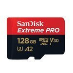 Paměťová karta SanDisk 128GB microSDXC Extreme Pro UHS-I U3 170 / 90 MB/s + adaptér