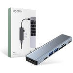 USB HUB TECH-PROTECT V5-HUB ADAPTÉR 7V1 ŠEDÝ