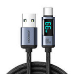 USB C - USB A kabel 66W 1,2m s LED displejem Joyroom S-AC066A16 - Černá