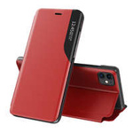 Eco Leather View Case elegantní pouzdro pouzdro s klopou a funkcí stojánku iPhone 13 červené
