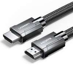 Ugreen kabel Kabel HDMI 2.1 8K 60 Hz / 4K 120 Hz 3D 48 Gbps HDR VRR QMS ALLM eARC QFT 2 m šedý (HD135 70321)