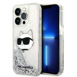 Karl Lagerfeld KLHCP14XLNCHCS iPhone 14 Pro Max 6,7" silver/silver hardcase Glitter Choupette Head