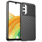 Obal Thunder Case obal pro Samsung Galaxy A34 5G silikonový pancéřové pouzdro černé Case