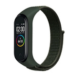 Beline pasek Mi Band 7/6/5/4/3 NylonLoopzielony/green
