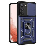 Obal Hybrid Armor Camshield Obal Pro Samsung Galaxy S23+ Pancéřový kryt fotoaparátu Blue Case