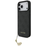 Etui Guess 4G Charms Collection MagSafe  do iPhone 17 Pro Max czarny