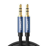 Ugreen kabel audio AUX přímý konektor minijack 3,5 mm modrý (AV112)