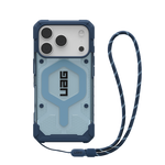 UAG Pathfinder Clear MagSafe Bundle - etui do iPhone 17 Pro kompatybilne z MagSafe oraz smycz na nadgarstek (blues)