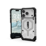 UAG Pathfinder Clear MagSafe - etui do iPhone 17 Pro kompatybilne z MagSafe (ice/silver)
