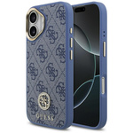 Etui Guess 4G Strass Logo MagSafe do     iPhone 17 niebieski