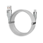 Dudao samoorganizující se magneetický kabel kabel USB - micro USB 5 A 1 m šedý (L1xsM světle šedý)