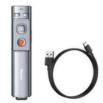 Baseus Orange dot laserové ukazovátko prezentace PC dálkové ovládání šedé (WKCD000013)
