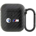BMW BMA2WMPUCA2 AirPods 1/2 cover nero/nero Carbon Double Metal Logo