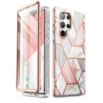 Obal Supcase Cosmo Galaxy S23 Ultra Marble Pink