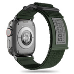 Řemínek Tech-protect Scout Apple Watch 4 / 5 / 6 / 7 / 8 / 9 / Se / Ultra 1 / 2 (42 / 44 / 45 / 49 mm) vojensky zelený