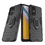 Pevný kryt hybridního pouzdra Ring Armor + magnetický držák pro OnePlus Nord N20 5G černý