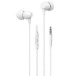 USAMS Sluchátka stereo EP-47 3,5 mm bílá/bílá 1,2 m HSEP4702 (US-SJ594)