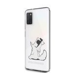 Pouzdro KARL LAGERFELD Samsung Galaxy M21 Choupette Fun Clear Case