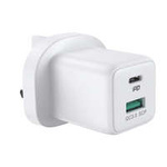 Joyroom nabíječka USB Type C / USB 30W Power Delivery Quick Charge 4,5A (UK plug) bílá (L-QP303)