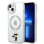 Karl Lagerfeld KLHMP14MHNKCIT iPhone 14 Plus 6,7" hardcase transparentní Iconic Karl&amp;Choupette MagSafe