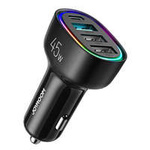 Joyroom 4-portový nabíječka auto 45W černý (JR-CL09)