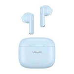 USAMS Sluchátka Bluetooth 5.3 TWS US Series Duální bezdrátový mikrofon modrá/modrá BHUUS03