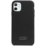 Audi Silicone Case iPhone 12 / 12 Pro 6.1" czarny/black hardcase AU-LSRIP12P-Q3/D1-BK