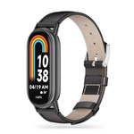 TECH-PROTECT LEATHERFIT XIAOMI SMART BAND 8 / 8 NFC ČERNÝ