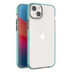 Spring Case obal iPhone 14 Plus silikonový kryt s rámečkem světle modrý