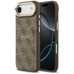 Etui Guess 4G PU Classic Logo MagSafe do iPhone 17 Air brązowy
