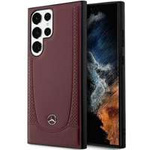 Obal Mercedes MEHCS23LARMRE S23 Ultra S918 červená/červená tvrdácase Kůže Urban Bengale Case