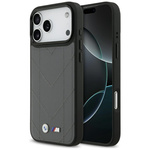 Etui BMW M Quilted Logo MagSafe do       iPhone 17 Pro Max antracyt