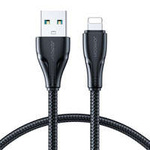 Joyroom kabel USB - Lightning 2,4A Surpass Series 1,2 m černý (S-UL012A11)