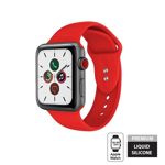 Řemínek Crong Liquid Band Apple Hodinky 38 40 mm červené