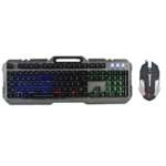 Kabelový herní set Rebeltec: LED klávesnice + myš INTERCEPTOR