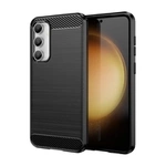 Ohebné pouzdro s karbonovým vzorem pro Samsung Galaxy S23 FE Carbon Case - černé