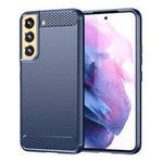 Carbon Case obal Samsung Galaxy S23 flexible silikonový carbonový cover blue
