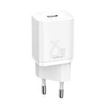 Rychlá nabíječka Baseus Super Si 1C USB Type C 25W Power Delivery Quick Charge bílá (CCSP020102)