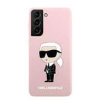 Obal Karl Lagerfeld Silicone NFT Ikonik - Obal Samsung Galaxy S23 Ultra (růžový) Case