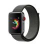 Řemínek TECH-PROTECT Nylonové hodinky Apple 1/2/3/4 (42/44 mm) Tmavě olivově zelené